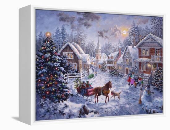 Merry Christmas-Nicky Boehme-Framed Premier Image Canvas