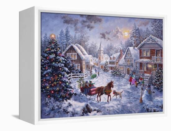 Merry Christmas-Nicky Boehme-Framed Premier Image Canvas