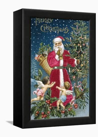 Merry Christmas-null-Framed Premier Image Canvas