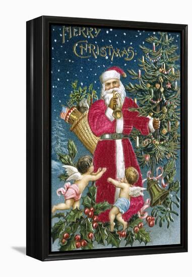 Merry Christmas-null-Framed Premier Image Canvas