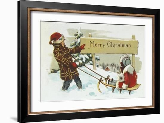 Merry Christmas-null-Framed Giclee Print