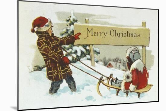 Merry Christmas-null-Mounted Giclee Print