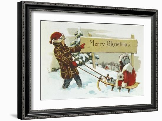 Merry Christmas-null-Framed Giclee Print