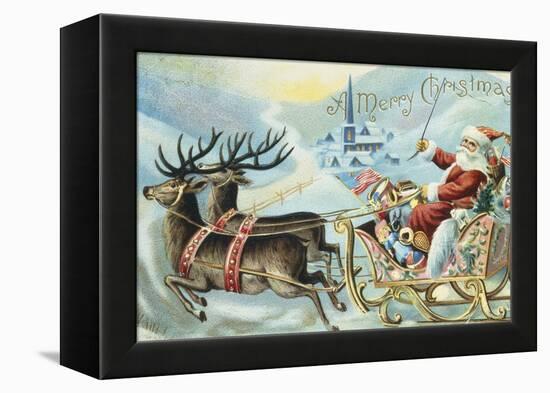 Merry Christmas!-null-Framed Premier Image Canvas