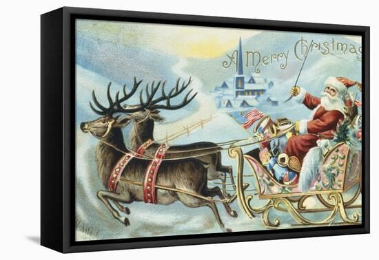 Merry Christmas!-null-Framed Premier Image Canvas