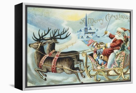 Merry Christmas!-null-Framed Premier Image Canvas