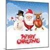 Merry Christmas-Pagina-Mounted Art Print