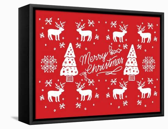 Merry Christmas-Ashley Santoro-Framed Premier Image Canvas