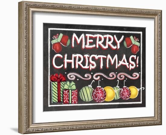 Merry Christmas-Laurie Korsgaden-Framed Giclee Print
