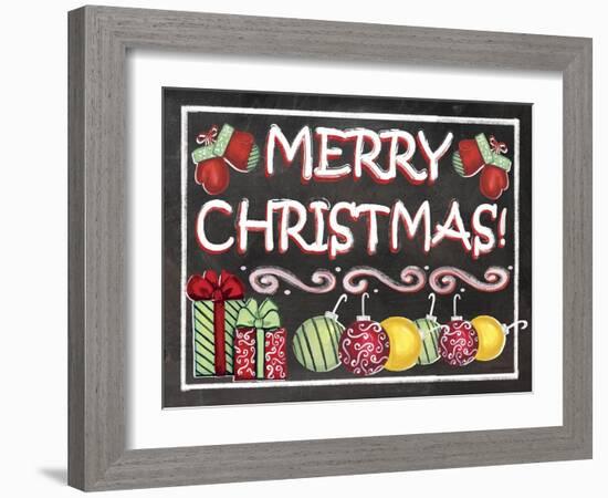 Merry Christmas-Laurie Korsgaden-Framed Giclee Print