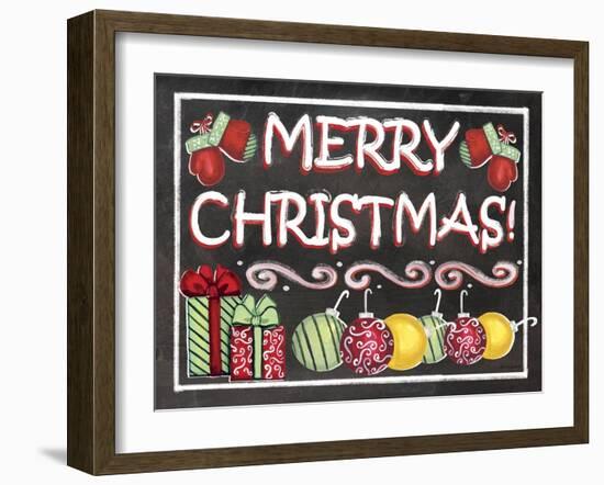 Merry Christmas-Laurie Korsgaden-Framed Giclee Print