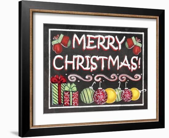 Merry Christmas-Laurie Korsgaden-Framed Giclee Print