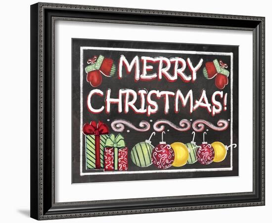 Merry Christmas-Laurie Korsgaden-Framed Giclee Print