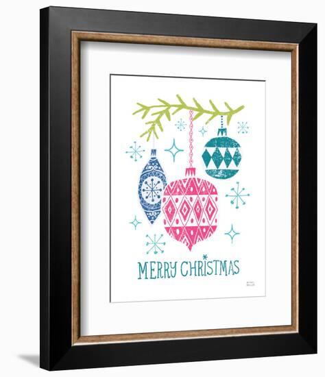 Merry Christmastime Ornament Bright-Michael Mullan-Framed Art Print