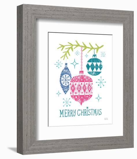 Merry Christmastime Ornament Bright-Michael Mullan-Framed Art Print