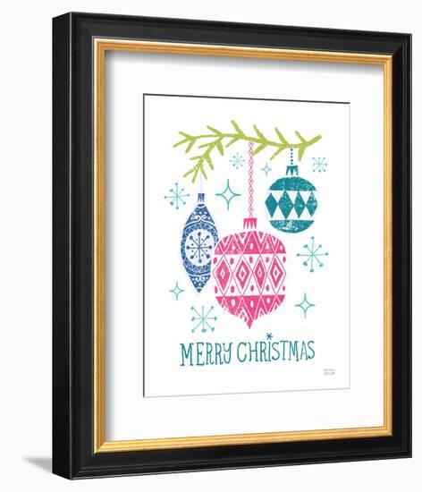 Merry Christmastime Ornament Bright-Michael Mullan-Framed Art Print