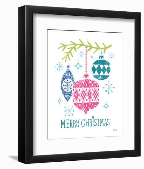 Merry Christmastime Ornament Bright-Michael Mullan-Framed Art Print