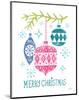 Merry Christmastime Ornament Bright-Michael Mullan-Mounted Art Print