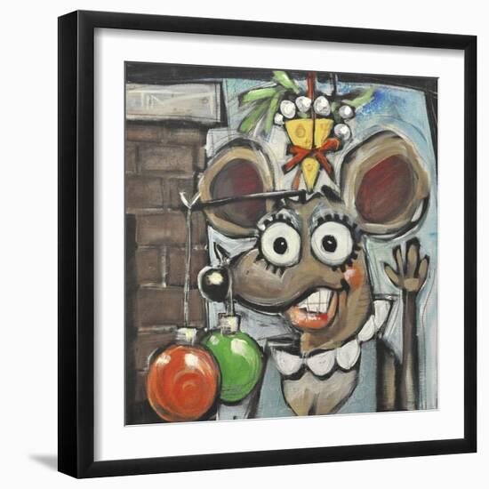 Merry Christmouse-Tim Nyberg-Framed Giclee Print