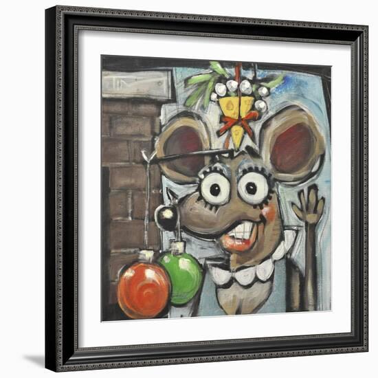 Merry Christmouse-Tim Nyberg-Framed Giclee Print