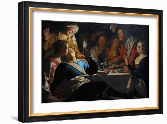 Merry Company, 1622-Gerrit van Honthorst-Framed Giclee Print