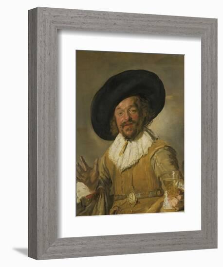 Merry Drinker, 1668-1630-Frans Hals-Framed Art Print