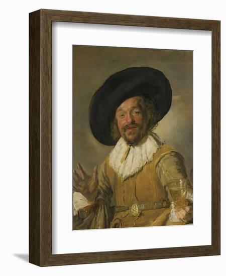 Merry Drinker, 1668-1630-Frans Hals-Framed Art Print