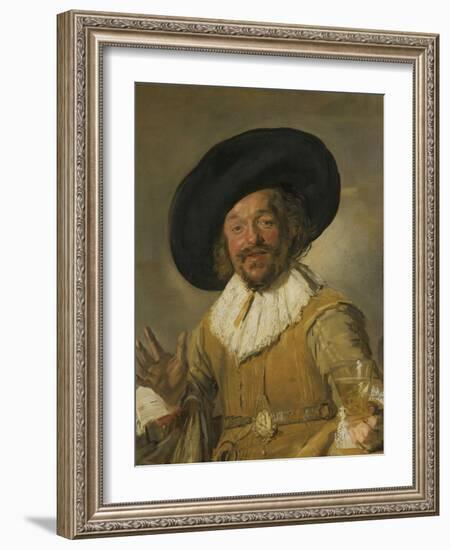 Merry Drinker, 1668-1630-Frans Hals-Framed Art Print