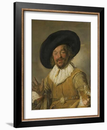 Merry Drinker, 1668-1630-Frans Hals-Framed Art Print