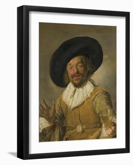 Merry Drinker, 1668-1630-Frans Hals-Framed Art Print