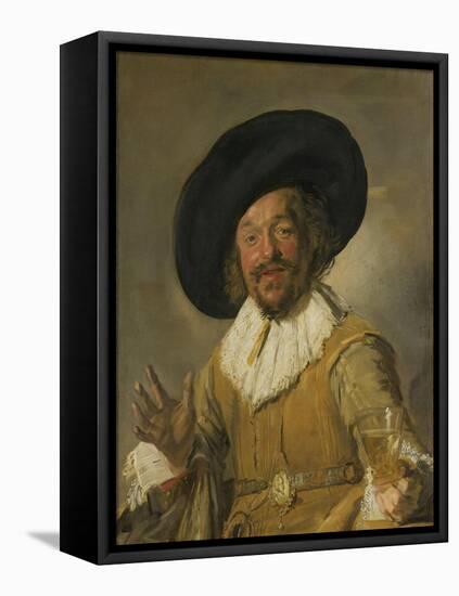 Merry Drinker-Frans Hals-Framed Stretched Canvas
