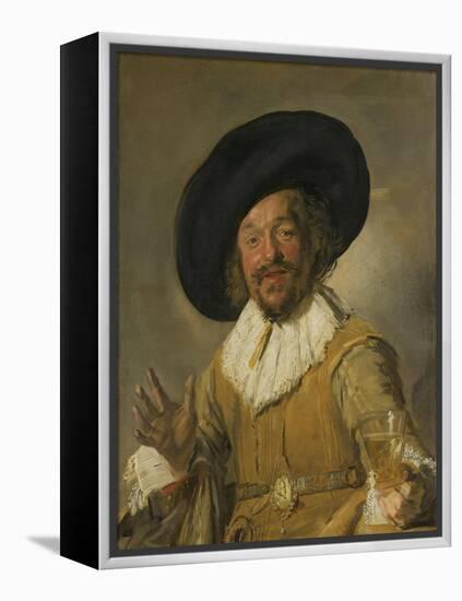 Merry Drinker-Frans Hals-Framed Stretched Canvas