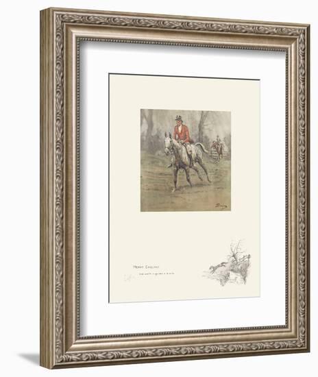 Merry England and Worth a Guinea a Minute-Snaffles-Framed Premium Giclee Print