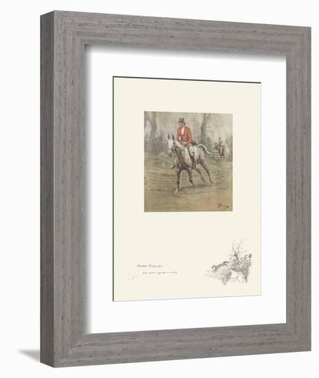 Merry England and Worth a Guinea a Minute-Snaffles-Framed Premium Giclee Print