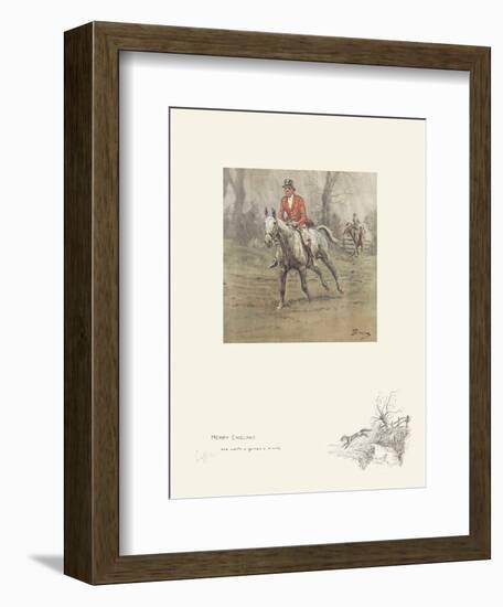 Merry England and Worth a Guinea a Minute-Snaffles-Framed Premium Giclee Print