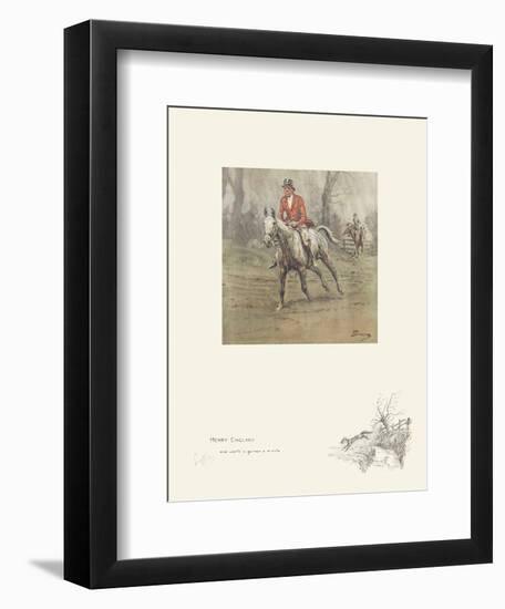 Merry England and Worth a Guinea a Minute-Snaffles-Framed Premium Giclee Print