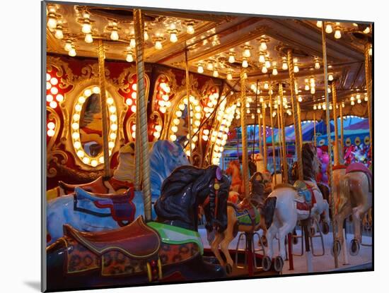 Merry go Round, Indiana State Fair, Indianapolis, Indiana,-Anna Miller-Mounted Photographic Print