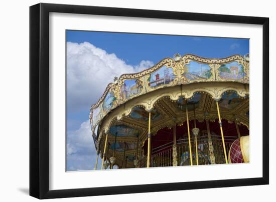 Merry-Go-Round Paris-Cora Niele-Framed Photographic Print