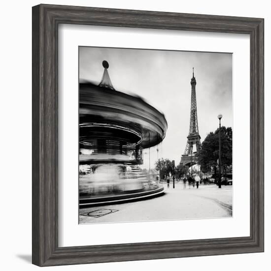 Merry Go Round, Study 1, Paris, France-Marcin Stawiarz-Framed Art Print