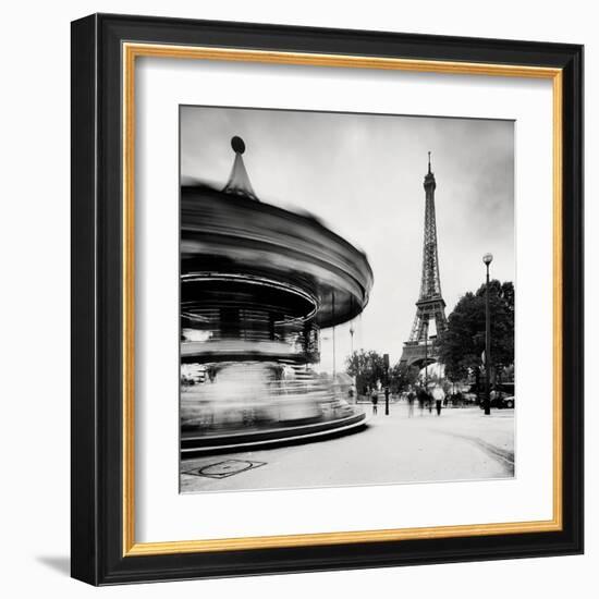 Merry Go Round, Study 1, Paris, France-Marcin Stawiarz-Framed Art Print