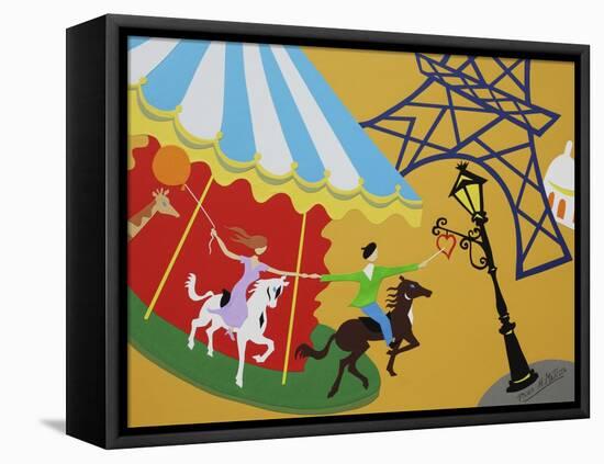 Merry Go Round-Pierre Henri Matisse-Framed Premier Image Canvas