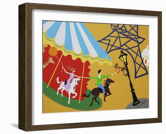 Merry Go Round-Pierre Henri Matisse-Framed Giclee Print