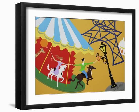 Merry Go Round-Pierre Henri Matisse-Framed Giclee Print