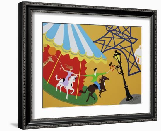 Merry Go Round-Pierre Henri Matisse-Framed Giclee Print