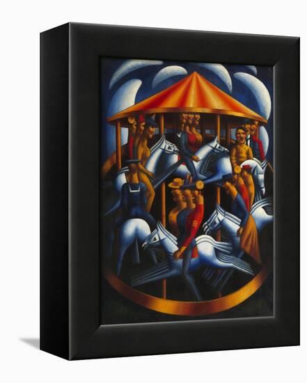 Merry-Go-Round-Mark Gertler-Framed Premier Image Canvas