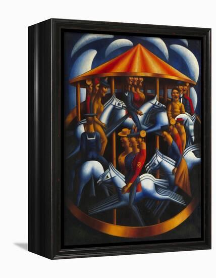 Merry-Go-Round-Mark Gertler-Framed Premier Image Canvas