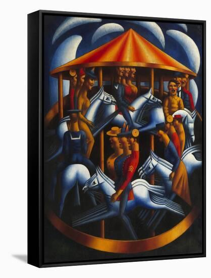 Merry-Go-Round-Mark Gertler-Framed Premier Image Canvas