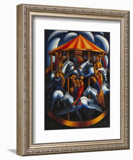 Merry-Go-Round-Mark Gertler-Framed Giclee Print