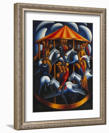 Merry-Go-Round-Mark Gertler-Framed Giclee Print