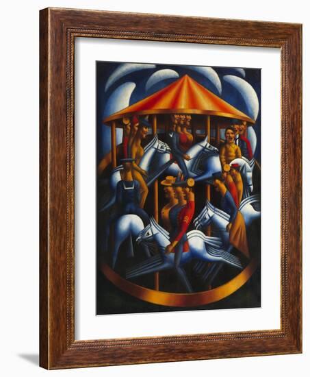 Merry-Go-Round-Mark Gertler-Framed Giclee Print